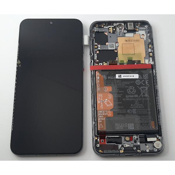 Pantalla lcd para Huawei P50 02354MXX mas tactil negro mas marco negro Service Pack