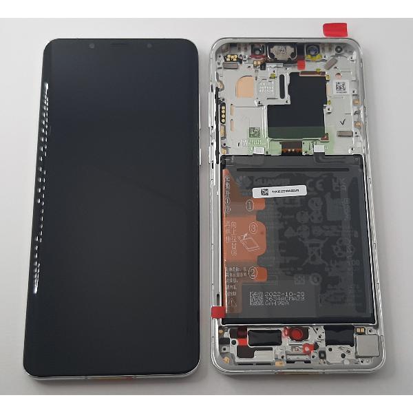 Pantalla lcd para Huawei Mate 50 Pro 02355ERD mas tactil negro mas marco plata Service Pack