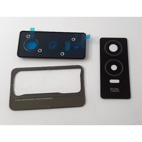 Cubierta camara negra para Vivo Y76 5G V2124 calidad premium