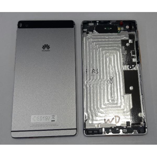 Tapa trasera o tapa bateria titanio gris para Huawei Ascend P8 02350GRV Service Pack