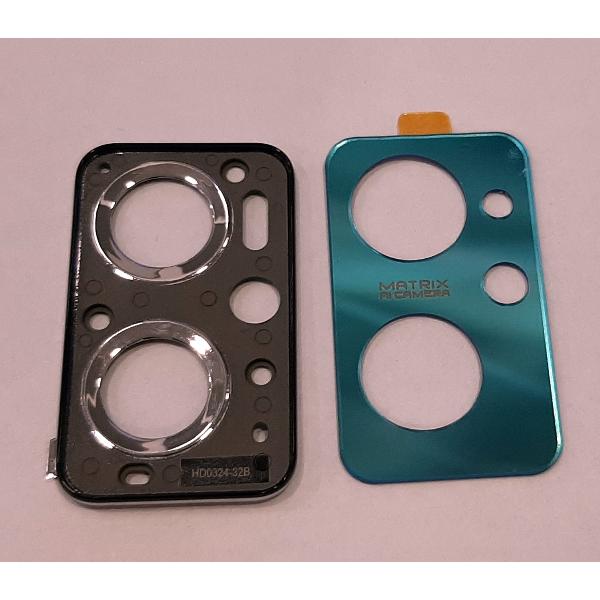 Cubierta camara azul para Realme 9I RMX3491 calidad premium