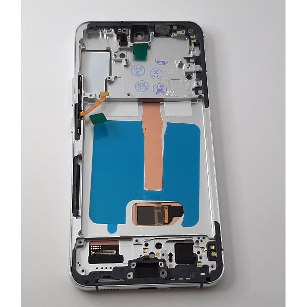 Pantalla oled para Samsung Galaxy S22 Plus SM-S906B mas tactil negro mas marco plata compatible