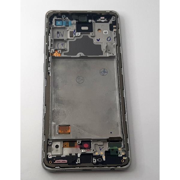 Pantalla oled para Samsung Galaxy A72 4G SM-A725 A72 5G SM-A726 mas tactil negro mas marco plata compatible