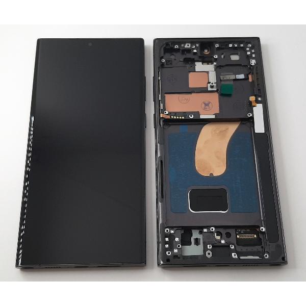 Pantalla oled para Samsung Galaxy S23 Ultra SM-S918 mas tactil negro mas marco negro compatible
