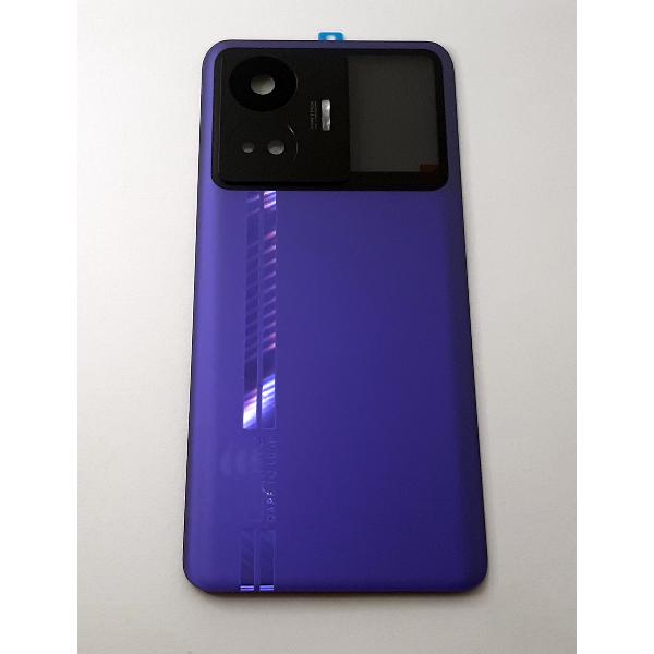 Tapa trasera o tapa bateria purpura para Realme GT3 5G mas cubierta camara