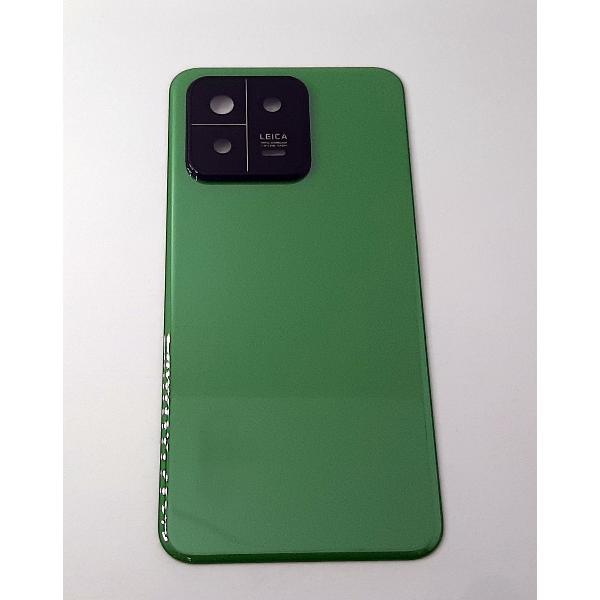 Tapa trasera o tapa bateria verde para Xiaomi 13 5G mas cubierta camara