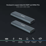 Caja Externa para Disco SSD M.2 NVMe TooQ TQE-2223G/ USB 3.2/ Sin tornillos