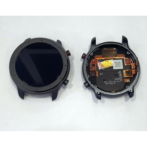 Pantalla lcd para Amazfit gtr 47mm A1901 A1902 mas tactil negro mas marco negro calidad premium