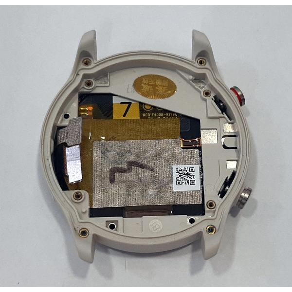 Pantalla lcd para Xiaomi Mi Watch mas tactil negro mas marco blanco calidad premium