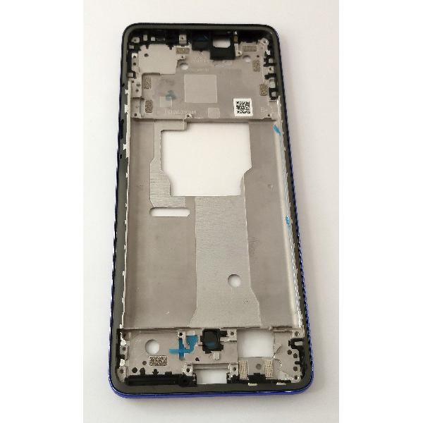 Carcasa central o marco azul para Motorola Moto Edge 40 Neo XT2307-1 calidad premium