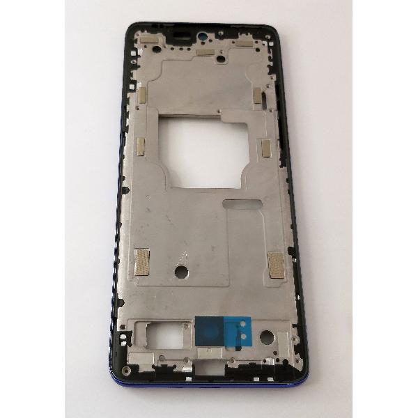 Carcasa central o marco azul para Motorola Moto Edge 40 Neo XT2307-1 calidad premium