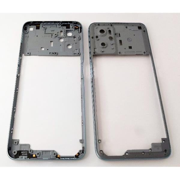 Carcasa trasera o marco azul para Oppo A96 4G CPH2333 calidad premium