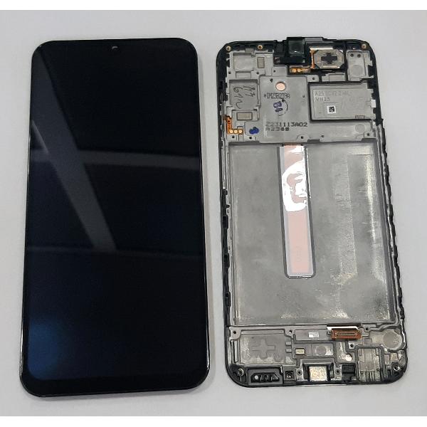Pantalla lcd para Samsung Galaxy A25 5G SM-A256B GH82-33215A nas tactil negro mas marco negro Service Pack