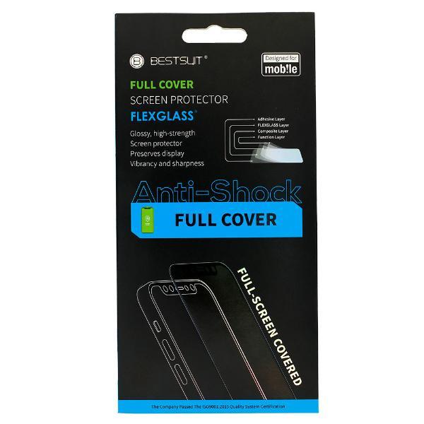 Protector hidrogel Bestsuit flexible 5D negro para IPhone 15 Plus A3094 A2847 A3093 A3096