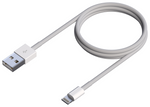 Cable USB 2.0 Lightning Aisens A102-0542/ USB Macho - Lightning Macho/ 50cm/ Blanco