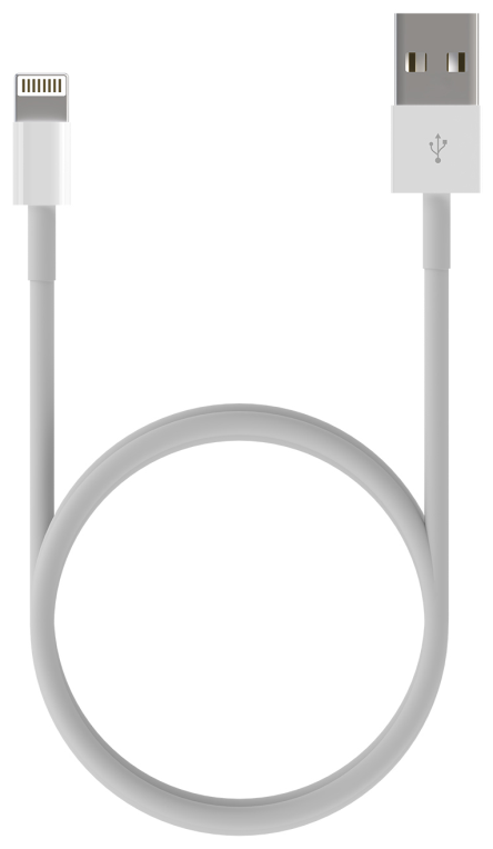 Cable USB 2.0 Lightning Aisens A102-0542/ USB Macho - Lightning Macho/ 50cm/ Blanco