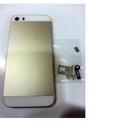 iPhone 5S Carcasa central + Tapa batería dorado