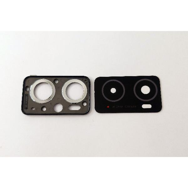 Cubierta camara negra para Oppo A76 CPH2375 calidad premium
