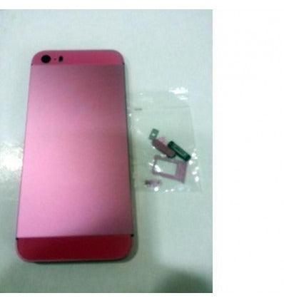iPhone 5S Carcasa central + Tapa batería rosa