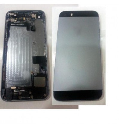 iPhone 5S Carcasa central + Tapa batería negro + componentes