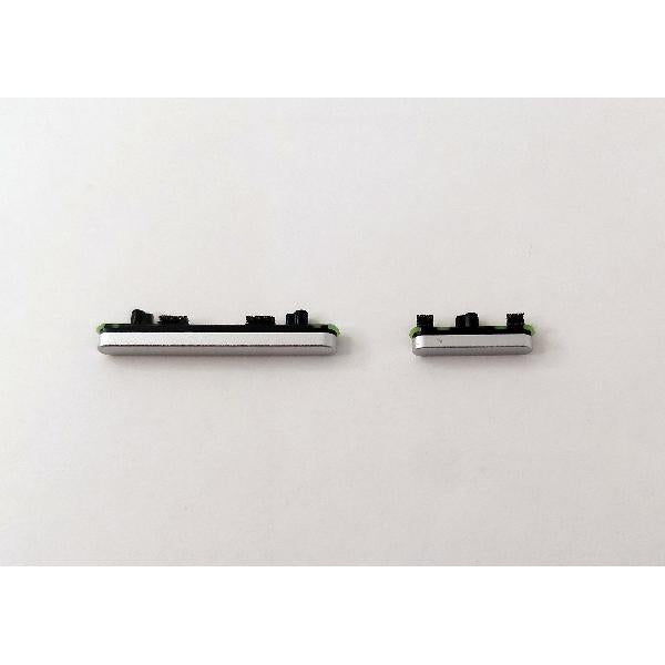 Set 2 botones platas para Google Pixel 6 Pro calidad premium