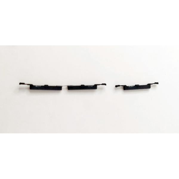Set 3 botones negros para Realme 9 Pro Plus 5G RMX3392 calidad premium