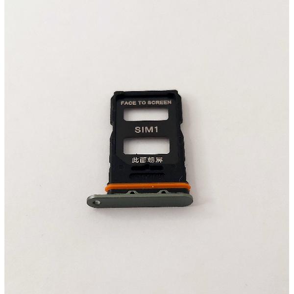 Soporte o bandeja dual sim verde para Xiaomi 13 Ultra calidad premium