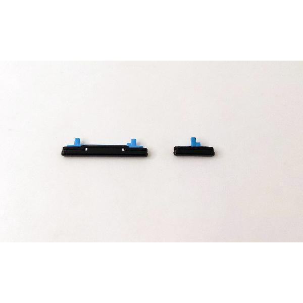 Set 2 botones negros para Samsung Galaxy A53 5G SM-A536 calidad premium