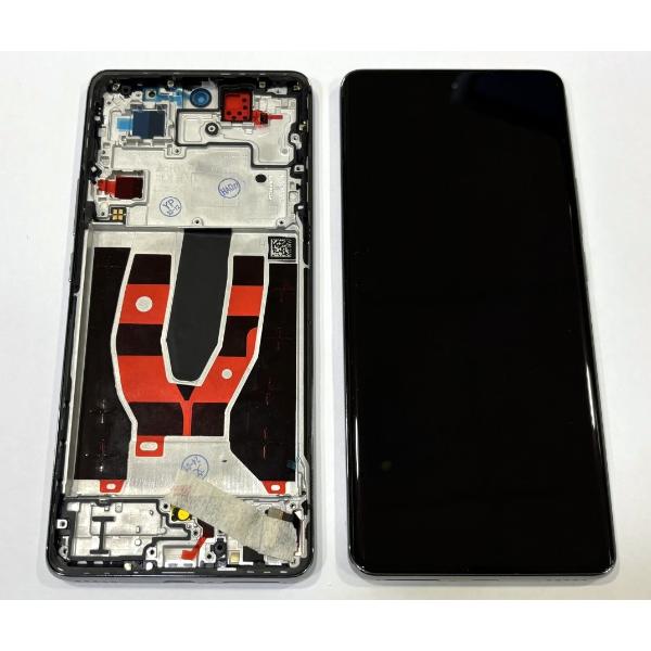 Pantalla LCD para Oppo Reno 10 5G mas tactil negro mas marco gris calidad premium
