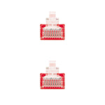 Cable de Red RJ45 UTP Nanocable 10.20.0400-L25-R Cat.6/ 25cm/ Rojo