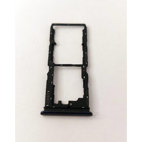Soporte o bandeja dual sim negra para Vivo Y11S calidad premium