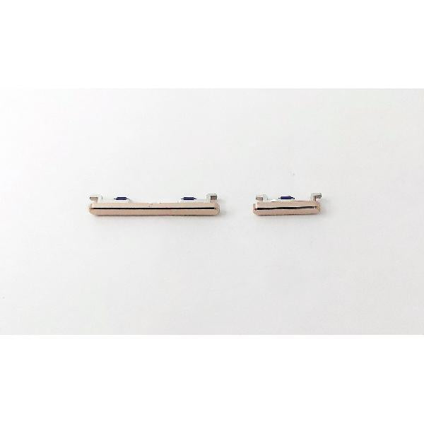 Set 2 botones dorados para Vivo V23 5G V2130 calidad premium