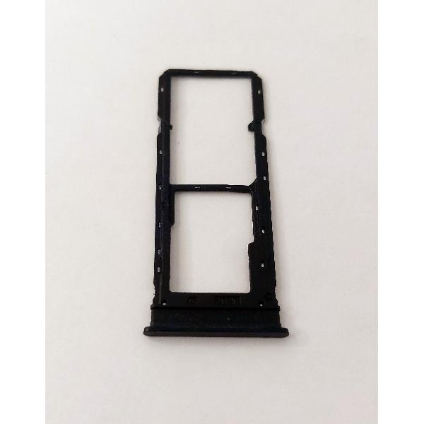Soporte o bandeja dual sim negra para Vivo Y36 calidad premium