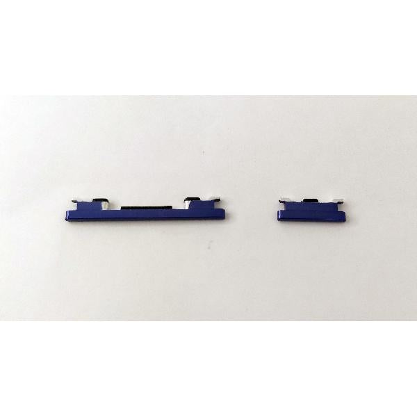 Set 2 botones purpura para Xiaomi Mi Note 10 Pro calidad premium