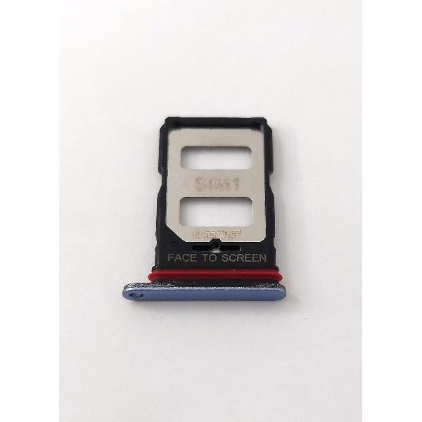 Soporte o bandeja dual sim azul para Xiaomi 13T 13T Pro calidad premium