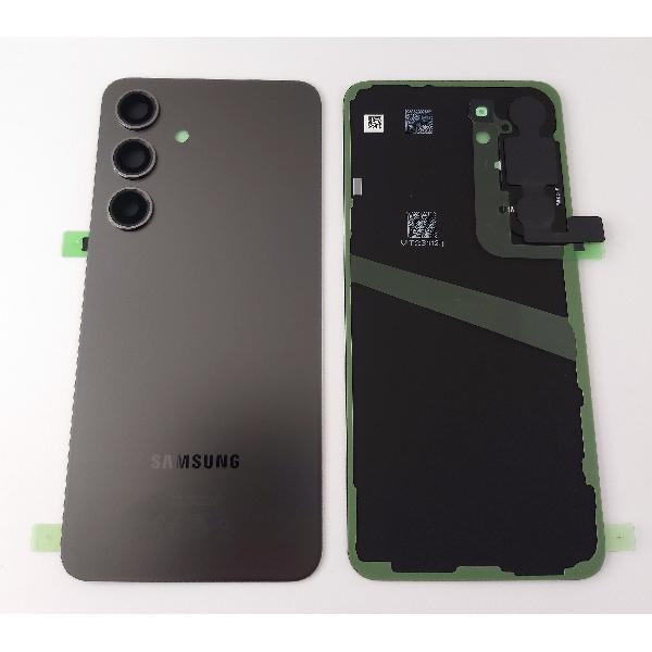 Tapa trasera o tapa bateria negra para Samsung Galaxy S24 SM-S921B GH82-33101A Service Pack