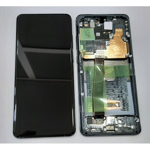 Pantalla lcd para Samsung Galaxy S20 Ultra SM-G988F GH82-26032A mas tactil negro mas marco negro Service Pack