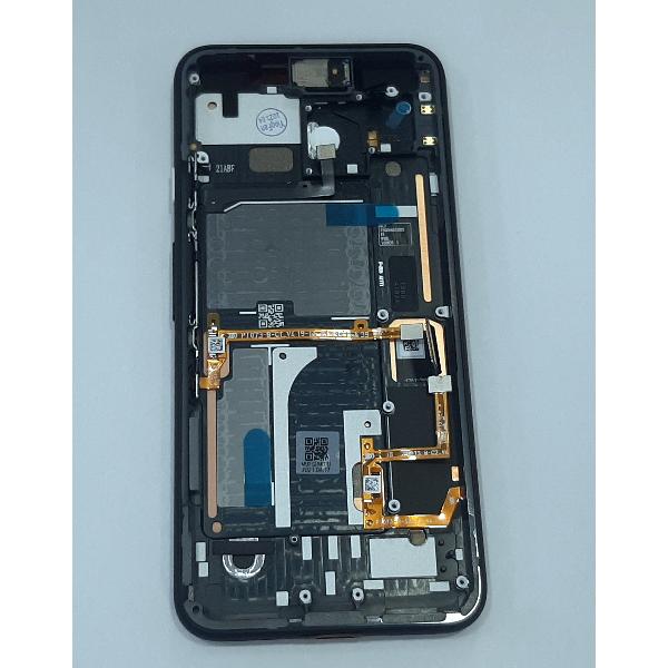 Pantalla lcd para Google Pixel 4 20GF2BW0001 mas tactil negro mas marco negro Service Pack