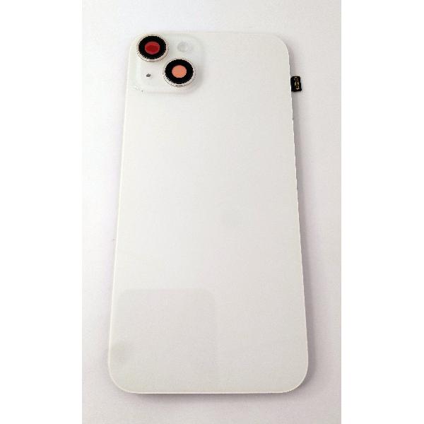Tapa trasera o tapa bateria blanca para IPhone 14 Plus A2885 A2886 A2887 A288 A2632 mas cubierta camara mas flex fl