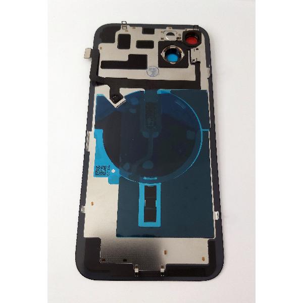 Tapa trasera o tapa bateria negra para IPhone 14 Plus A2885 A2886 A2887 A288 A2632 mas cubierta camara mas flex fl