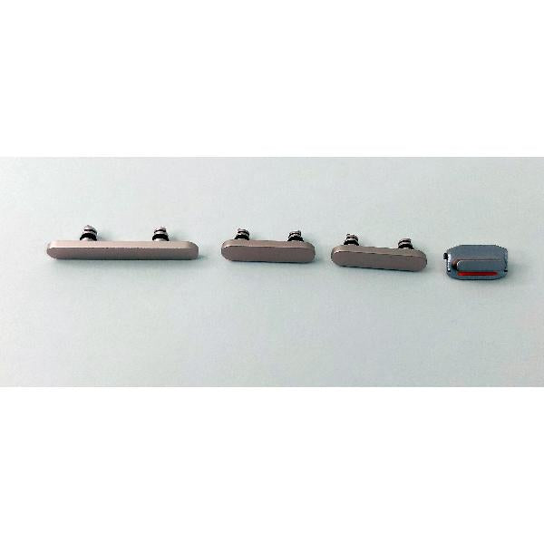 Set 4 botones rosa para IPhone 15 A3090 A2846 A3089 A3092 IPhone 15 Plus A3094 A2847 A3093 A3096 calidad premium