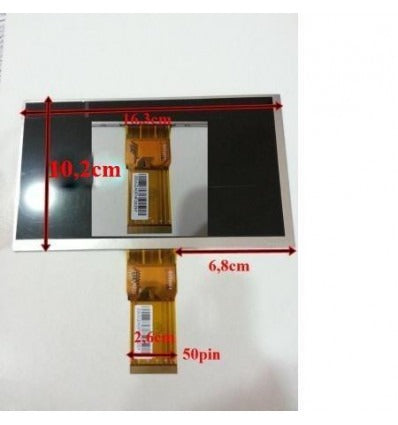 Pantalla Lcd Repuesto Tablet China 7 Modelo 6"