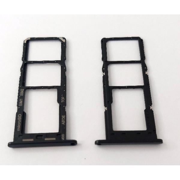 Soporte o bandeja dual sim negro para Samsung Galaxy A24 4G SM-A245F calidad premium