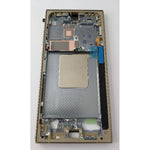 Carcasa central o marco amarillo para Samsung Galaxy S24 Ultra SM-S928B GH82-33399C Service Pack
