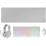 Pack Gaming Mars Gaming MCP-RGB3W/ Teclado RGB + Ratón Óptico + Alfombrilla XXL + Auriculares - PixelPlaza