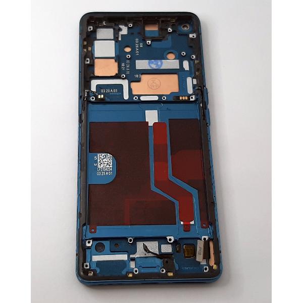 Pantalla lcd para Oppo Find X2 mas tactil negro mas marco azul calidad premium