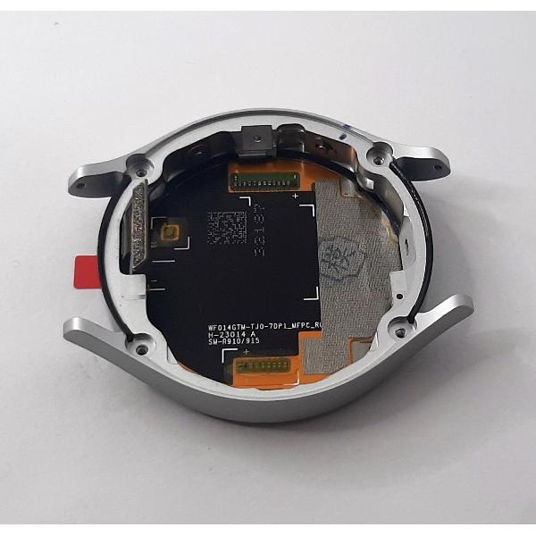 Pantalla lcd para Samsung Watch 5 44mm R910 R915 mas tactil negro mas marco plata calidad premium