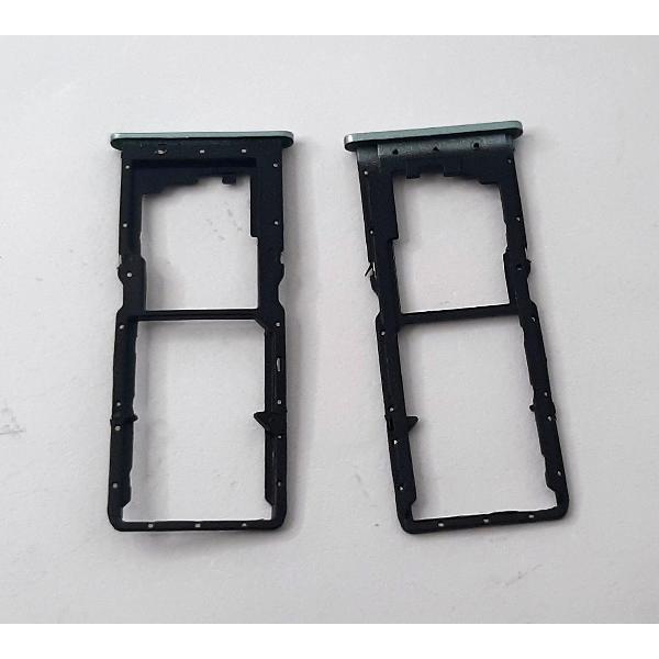 Soporte o bandeja dual sim azul claro para Vivo Y20S calidad premium