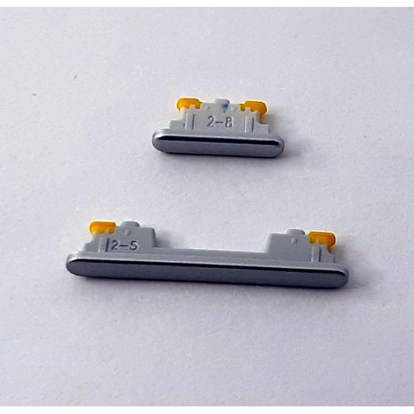 Set 2 botones blancos para Samsung Galaxy A34 5G A346B calidad premium