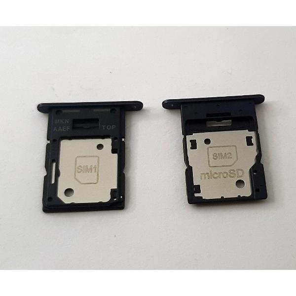 Soporte o bandeja dual sim negro para Samsung Galaxy A15 5G SM-A156E calidad premium